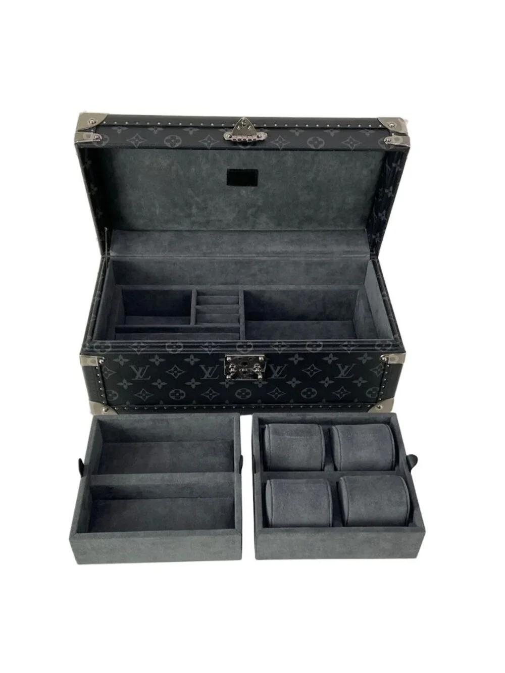 Louis Vuitton Case Monogram Eclipse Coffret Messenger